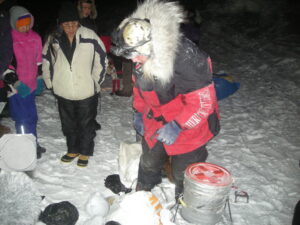 aliy working in koyuk checkpoint