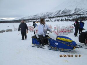 mike williams sr from akiak alaska arrives rainy pass