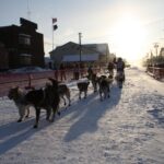 Blustery Nome morning for Telpin's arrival