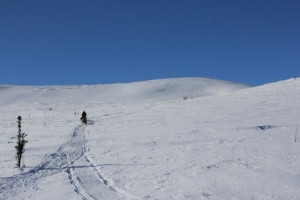 Almost all the way down Eagle Summit